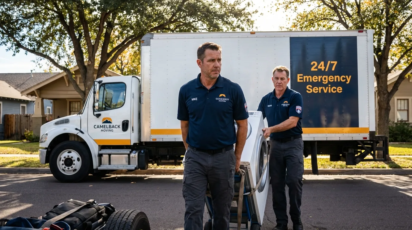 CamelBack Moving crew loading furniture in South Bay, FL
